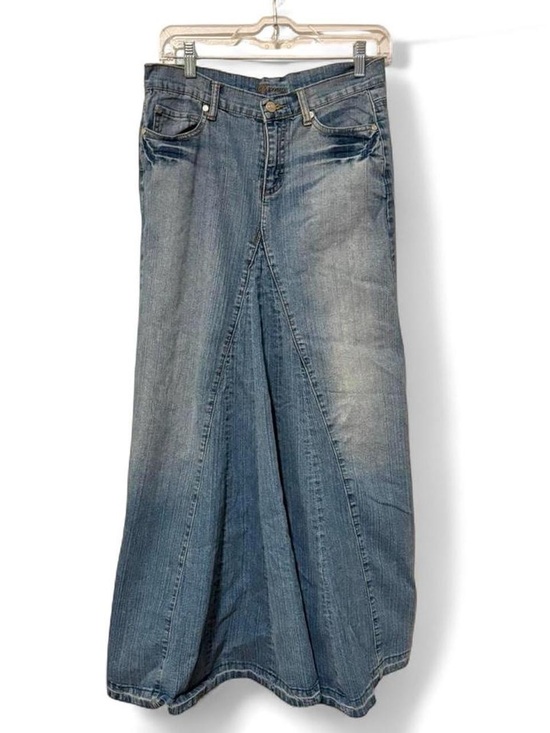 Dresses & Skirts - Vintage Y2K super cool denim maxi skirt size 5